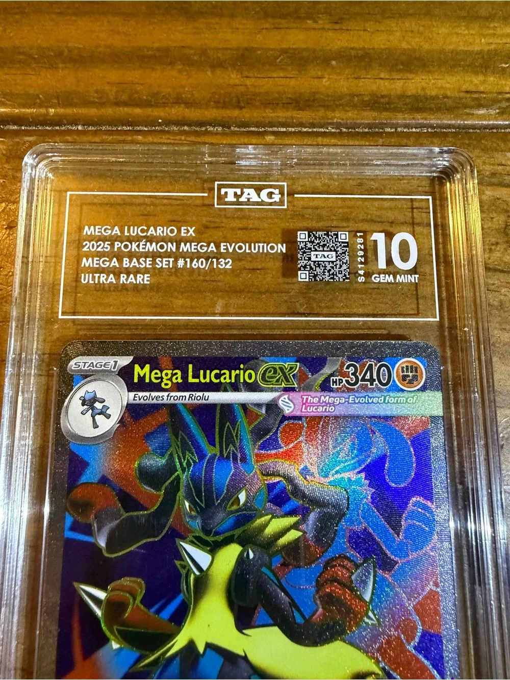 TAG 10 Pokemon Mega Lucario EX 160/132